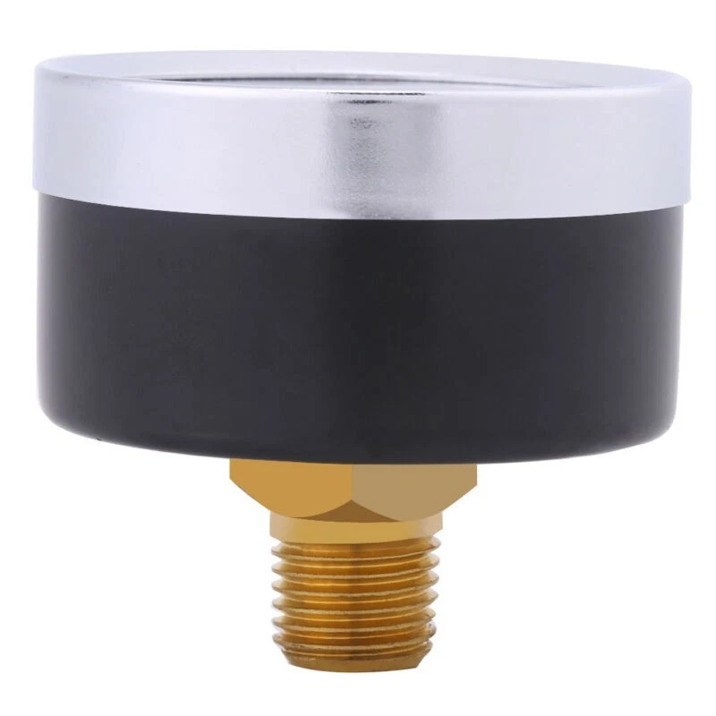 Manometer Mini Luft Metall Messgerät 0-14 Bar Werkzeug 0-14 bar Wasser 1/4" NPT - Bild 3 von 4