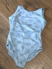 Capezio  Peony  Blue Girls Leotard, Size Large, New Without Tags