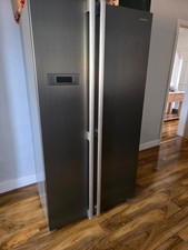 Kenwood American Style Fridge Freezer Stainless Steel Side by Side Large NoFrost