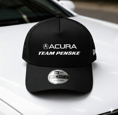 Acura Team Penske Embroidered Mesh Trucker Hat Adjustable Racing Cap Gift
