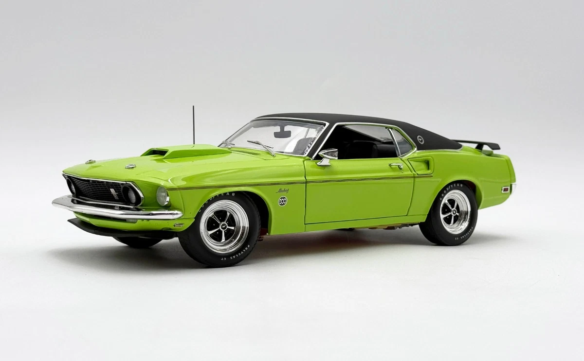 ジャンク 1/18フォードムスタング AUTO WORLD 1/18 フォード マスタング 1969 ヒットマングレー (ジョン