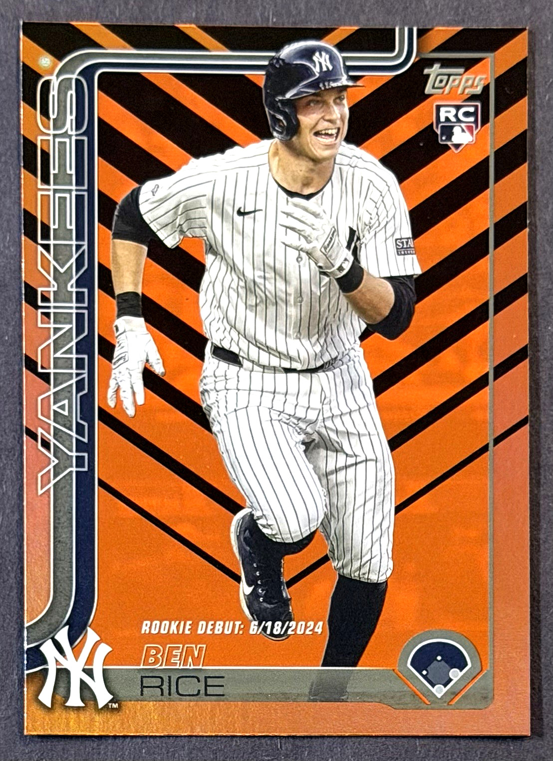 Ben Rice HOLIDAY RC #US25 2025 Topps Update Yankees