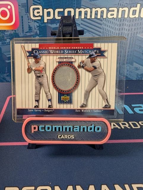 Upper Deck 2002 - Game Used Patch Steve Garvey & Dave Winfield