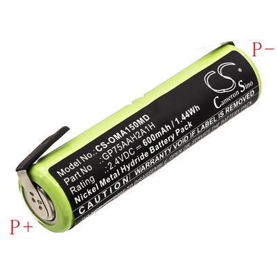 Akku für Colgate Omron ProClinical A1500 GP75AAH2A1H 600mAh 2,4V