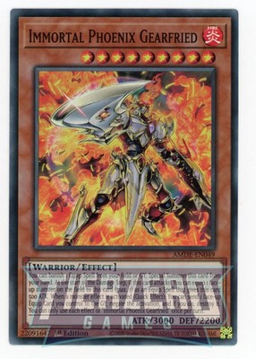 Yugioh AMDE-EN049 - Immortal Phoenix Gearfried - Super Rare
