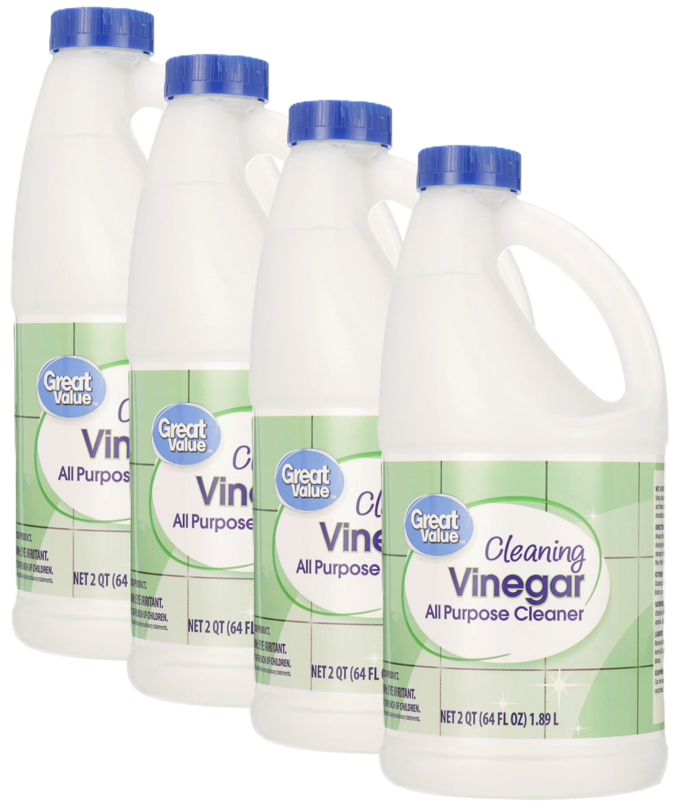 Great Value All-Purpose Vinegar Cleaning Solution, 64 fl oz (4 Pack)
