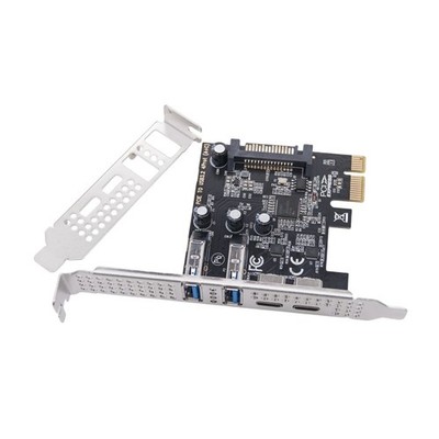 PCI-Express-zu-USB-PCIE-Adapterkarte für 4 Anschlüsse, 2 USB-A und 2 USB-C