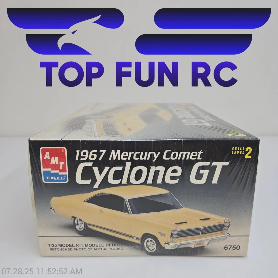 AMT ERTL 1/25 Scale Model Kit 1967 Mercury Comet Cyclone GT - Image 2 of 2