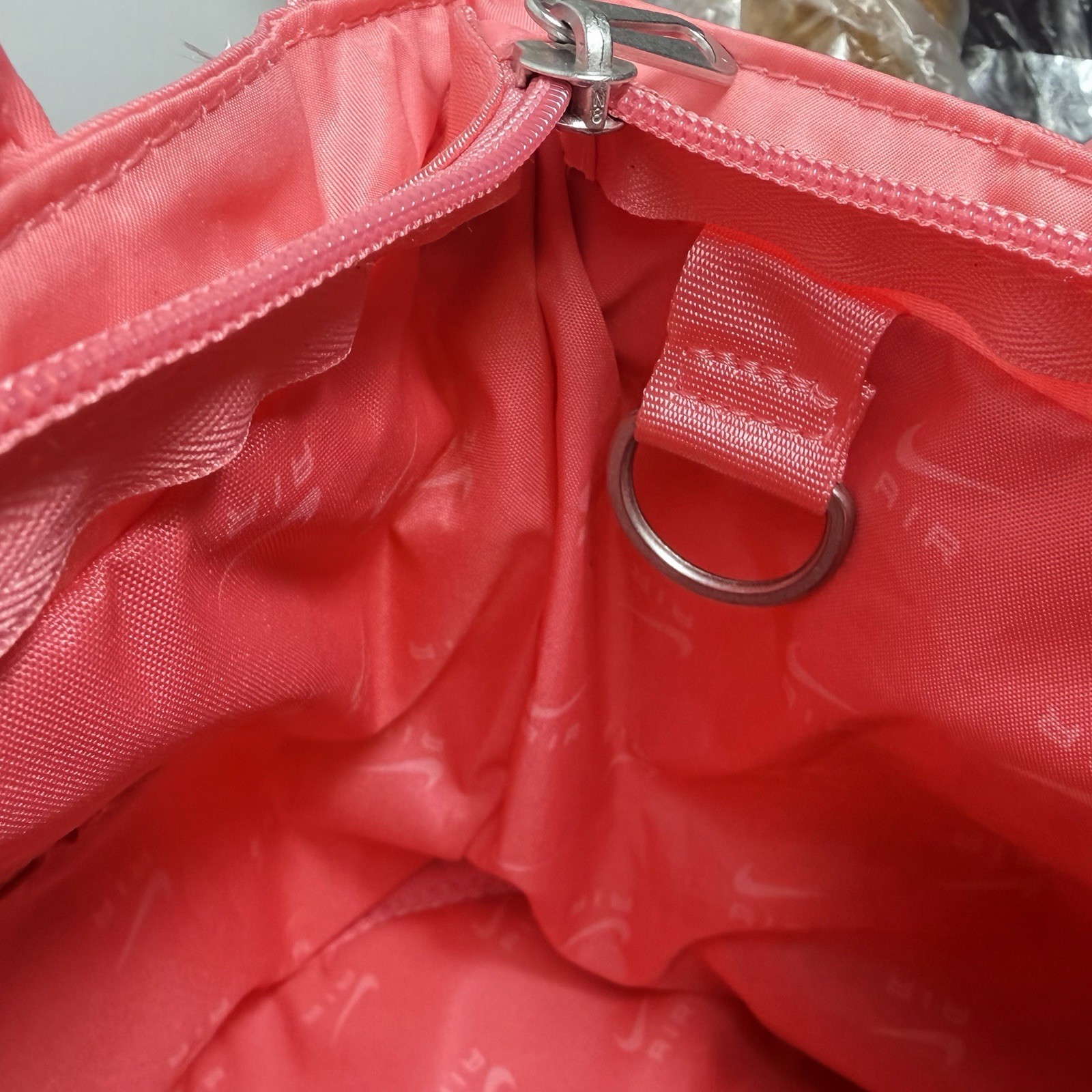 Nike Air Futura 10L Womens Athletic Carry Tote Bag Sea Coral Pink DR5671-61 thumbnail 11