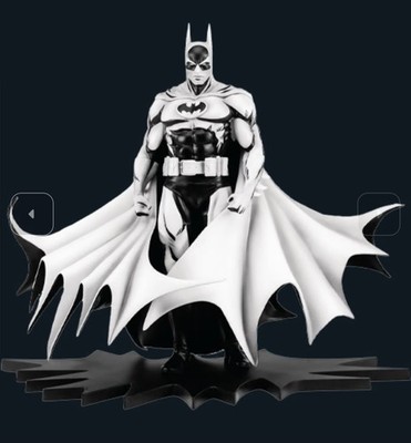 Batman Black & White Version (PX Exclusive) PureArts 1:8 Statue