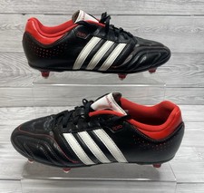 adidas 11 Pro Questra Football Boots Size 5.5 Uk Black Red White Studs