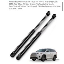 Ammortizzatori puntoni posteriori lunotto adatti a Toyota Highlander 2007-2013 2 pezzi