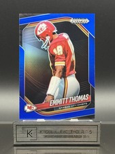 2025 Panini Prizm Black Emmitt Thomas Blue Prizm /199 #74 HOF