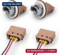 2 Set Turn Signal Socket and Pigtail Connector Kit OEM YF1Z13411CA 2U5Z13411SA,T