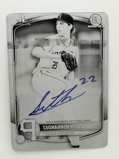 1/1 SETH HERNANDEZ 2025 BOWMAN DRAFT CHROME 1ST AUTO BLACK PRINTING PLATE SP🔥