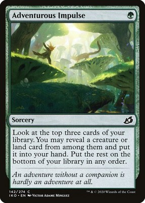 Adventurous Impulse (142) Ikoria: Lair of Behemoths IKO MTG Magic