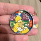 Vintage Sabritas The Simpsons Tazo Pogs Lot - Homer Lisa Bart Marge Scratchy — photo 3