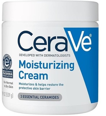 CeraVe Moisturizing Cream with Ceramides and Hyaluronic Acid - 19oz.