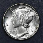 1940 10C MERCURY SILVER DIME KM# 140 Grade: Choice BU A7314