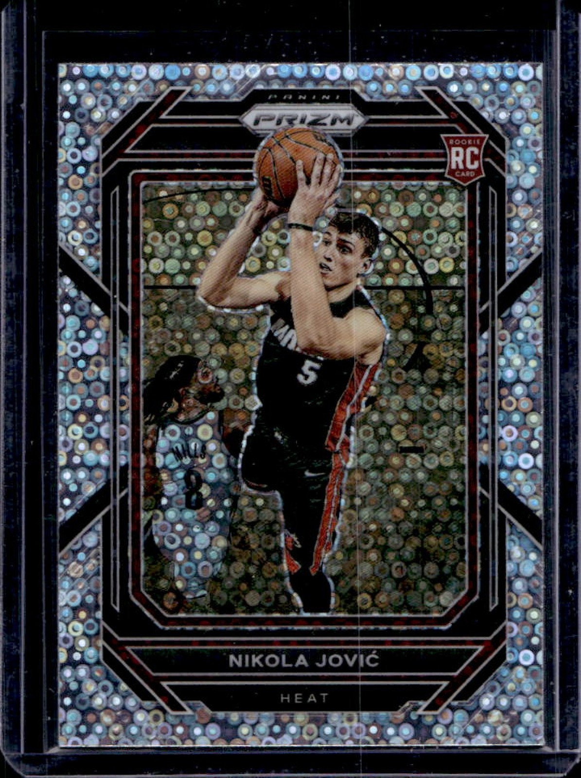 2022-23 Prizm Nikola Jovic RC Prizm Fast Break Rookie #236 Heat