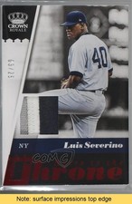 2018 Panini Chronicles Heirs to the Throne Red 3/25 Luis Severino READ 0a1