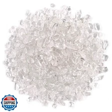 WAYBER 2 Lbs/920g Natural White Clear Quartz Crystal Stones Irregular Aquariu