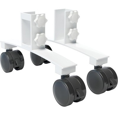 Infrarotheizung Standfüße mit Rollen 2X Universel Heizpanel Aluminium Zubehör
