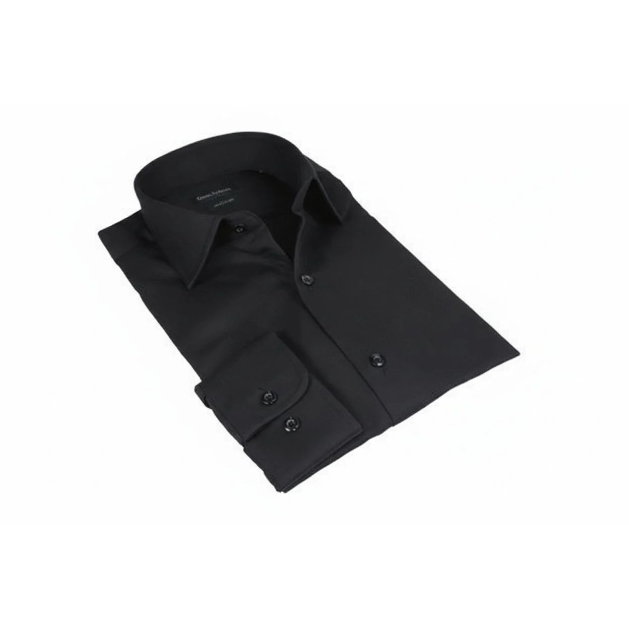 Men's Dress Shirt Christopher Lena 100% Cotton Wrinkle Free C507WS0R Black