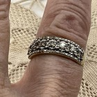 14K Genuine Diamond Anniversary Band Ring — photo 4