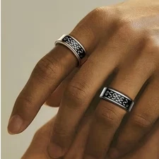 NWT ~ Rosegold Waterproof Smart Ring Display Screen Pedometer Sleep Tracker ~ 12