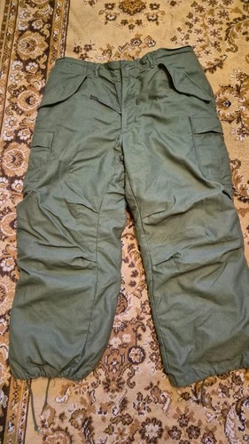Vintage M-65 Cold Weather Trousers Vietnam US Military Army OG-107 Medium-short
