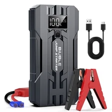 🚗 BIUBLE Car Jump Starter - 3000A Peak, 12V, 25000mAh