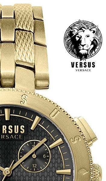Gianni Versace Analog Quartz Men Versus Versace Versus Versace Fearless Gold & B thumbnail 3