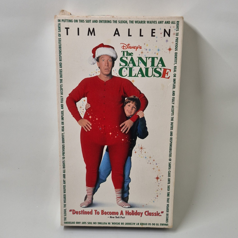 Walt Disney Home Video The Santa Clause VHS Full Screen NTSC PG 1994 Tim Allen