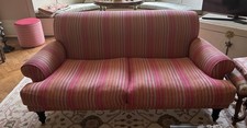 Sofa.com Pink Striped 3 Seater Sofa Excellent Condition