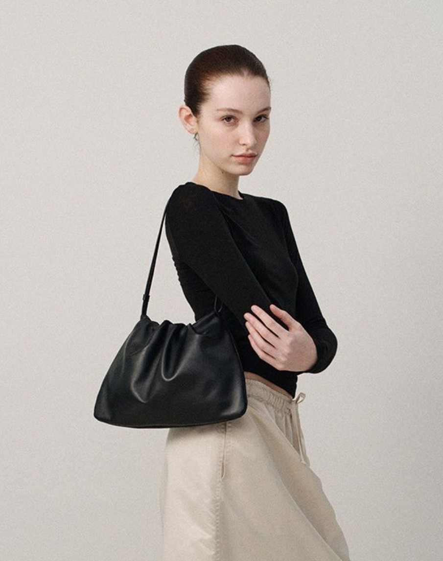 Nothing Written Nella Strap Large Bag Black Pre-order Free