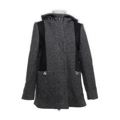 Sandro, Cabanjacke, Damen, Größe: 38, Schwarz/Weiß, Polyamid/Wolle #HVU