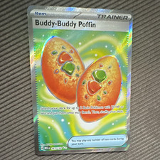 The Pokémon Company Buddy-Buddy Poffin 167/132 ME01 Holo Full Art ENG 2025