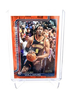 2025-26 Topps - Jalen Williams #116 Orange NBA Tip Off /25 Thunder OKC SSP