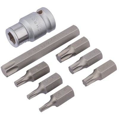 Draper Expert Torx Stern Bit Set 1/2'' Sq Dr 8 Teile 83562