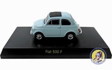 KYOSHO 1/64 Fiat 500 F Light Blue Fiat Lancia Collection
