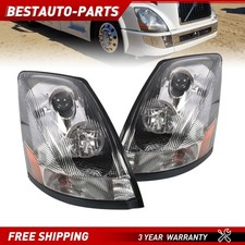Headlight Leftright For Volvo Vnl 2004-2017 Semi Truck Chrome Projector