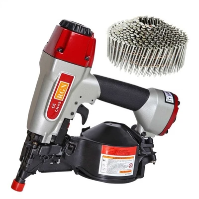 RGN Coilnagler 25-50mm Konstruktion Druckluftnagler CN45 inkl. Coilnägel 50mm blank