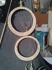Lot Of 10 Sparkly Mixed Jewelry 2 Necklaces 5 Bracelets 3 Pairs Earrings — photo 8