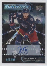 2022-23 Upper Deck Allure Runways Blue Auto Kent Johnson #RW-6 Auto 13y0