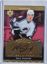 2006/07 Upper Deck Ultimate Rookies Auto Paul Stastny #/299 Colorado Avalanche