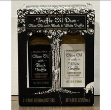Trader Joe's Truffle Oil Duo Olive Oil with Black  White Truffle Oil-Exp 5/5/25