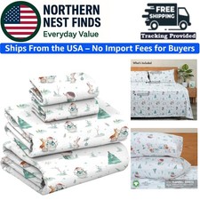 Animal Print Queen Flannel Sheets - Deep Pocket, Warm  Snug Fit for All Seasons