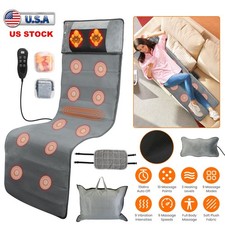 Electric Massage Mat  Heat Vibration Massage Pad Full Body Massage For Home