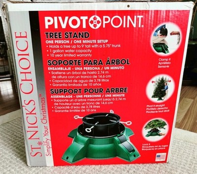 Pivot Point 360° Rotating Christmas Tree Stand   Fits Up to 9' Tree   Good Shape